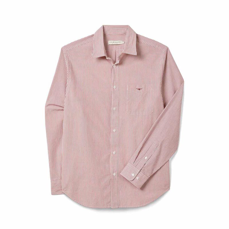 R.M. Williams Regular Poplin Stripe Shirt image number 2